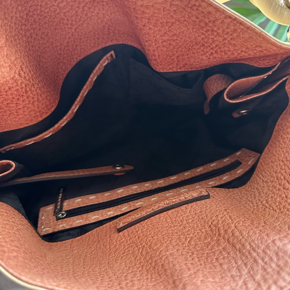 BCBGMaxazria Cream and ombré hand bag - Picture 5 of 5